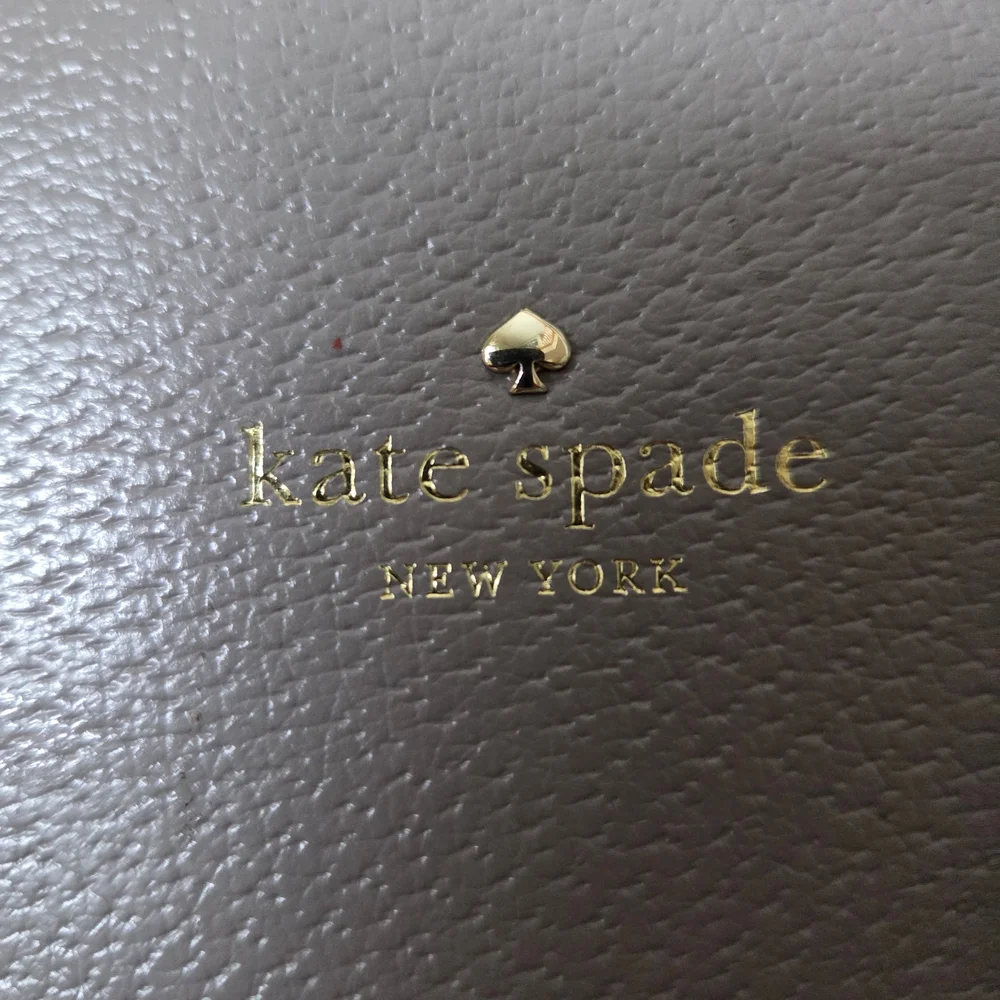 Kate Spade Taupe Leather Satchel